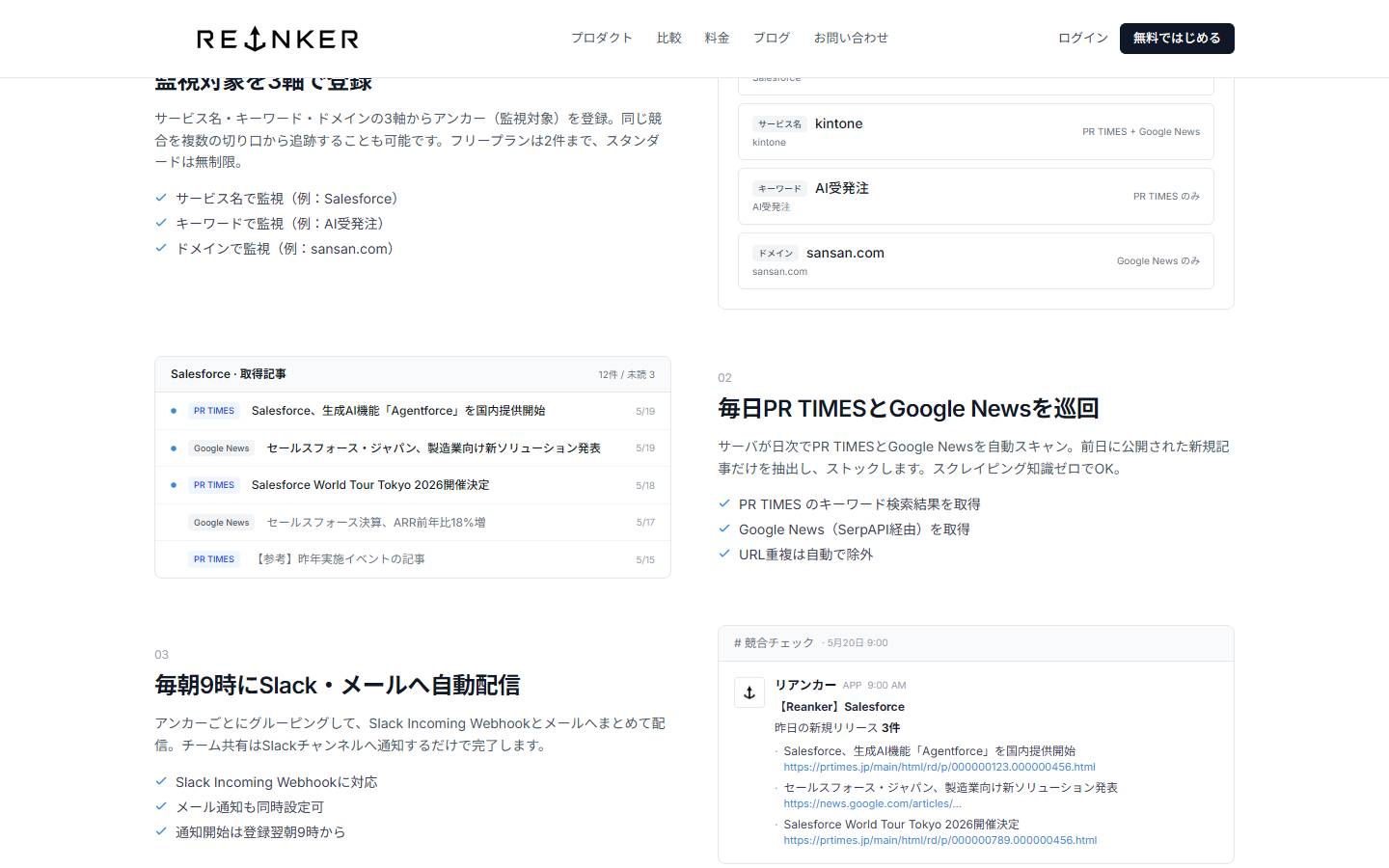 ReAnkerの画面
